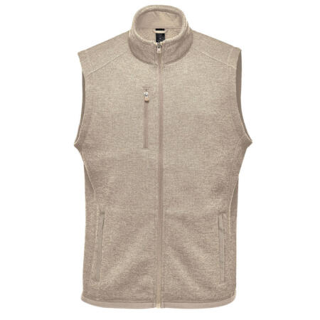 Stormtech FHV-1 Stormtech Men's Pure Earth Avalante FZ Fleece Vest Oatmeal Heather