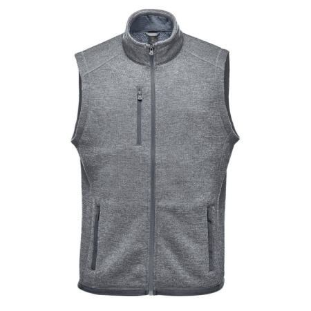 Stormtech FHV-1 Stormtech Men's Pure Earth Avalante FZ Fleece Vest Granite Heather