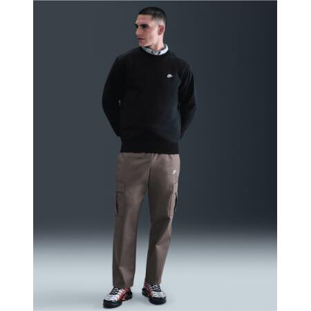 Nike Golf FN3886 Nike Golf Club Fleece Crew Black/White