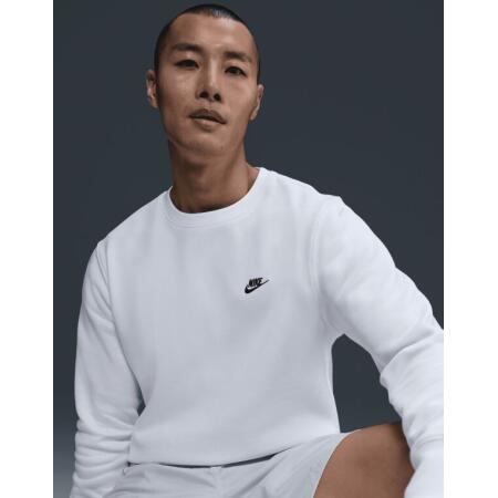 Nike Golf FN3886 Nike Golf Club Fleece Crew White/Black