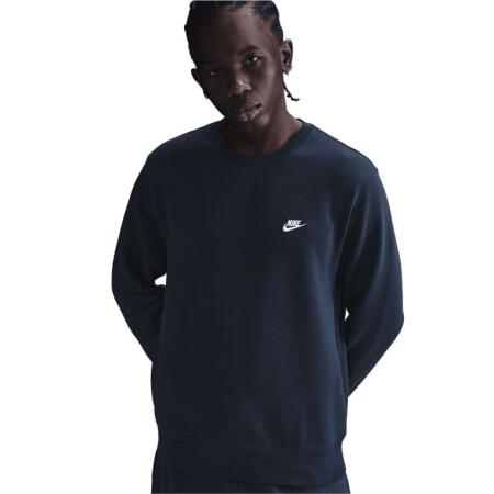 Nike Golf FN3886 Nike Golf Club Fleece Crew Obsidian/White