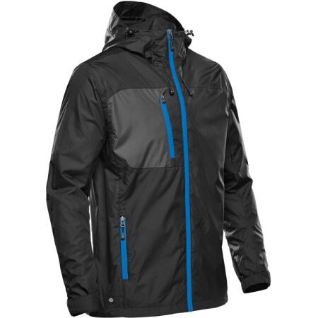 Stormtech GXJ-2 Stormtech Men's Olympia Shell Black/ Azure Blue
