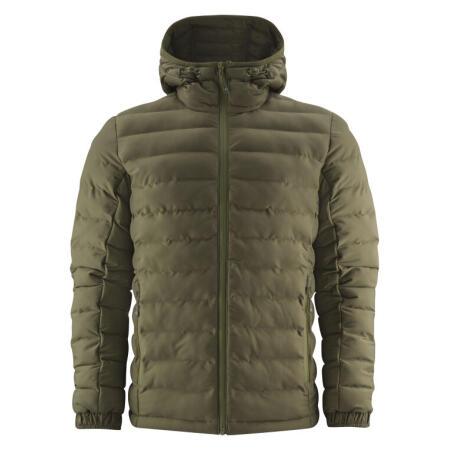 James Harvest HAR2111037 James Harvest Woodlake Heights Padded Jacket Moss Green
