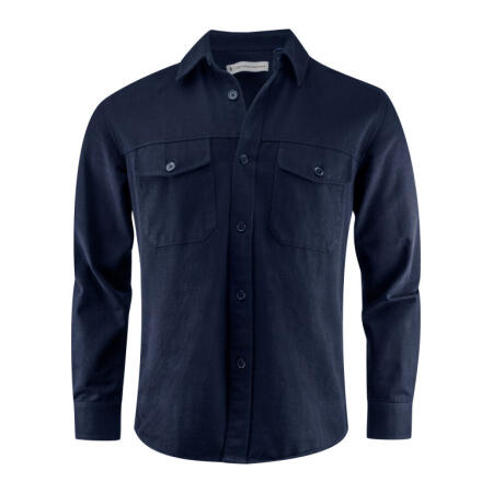 James Harvest HAR2111040 James Harvest Highwoods Unisex Overshirt Navy