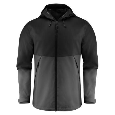 James Harvest HAR2111041 James Harvest Northville Two-Tone Shell Jacket Black