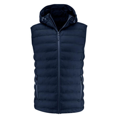 James Harvest HAR2111043 James Harvest Woodlake Heights Padded Vest Navy