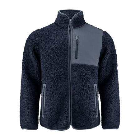 James Harvest HAR2111500 James Harvest Kingsley Sherpa Full Zip Fleece Navy