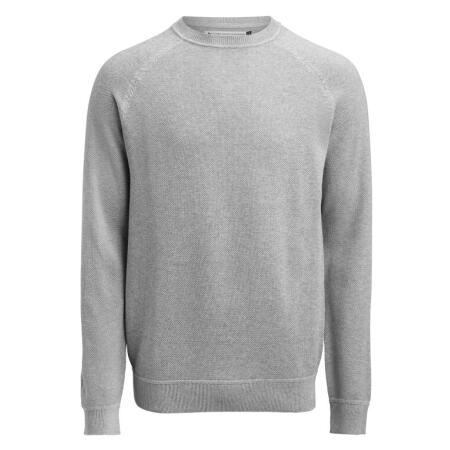 James Harvest HAR2112516 James Harvest Ashland Casual Knit Sweat Grey Melange