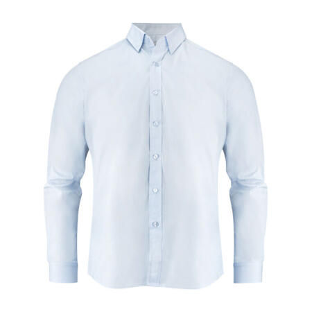 James Harvest HAR2113040 James Harvest Acton Business Shirt Light Blue