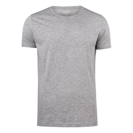 James Harvest HAR2114005 James Harvest Twoville Crew Neck T-Shirt Grey Melange