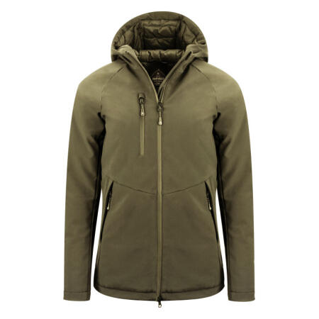 James Harvest HAR2121042 James Harvest Ladies Winchester Jacket Moss Green