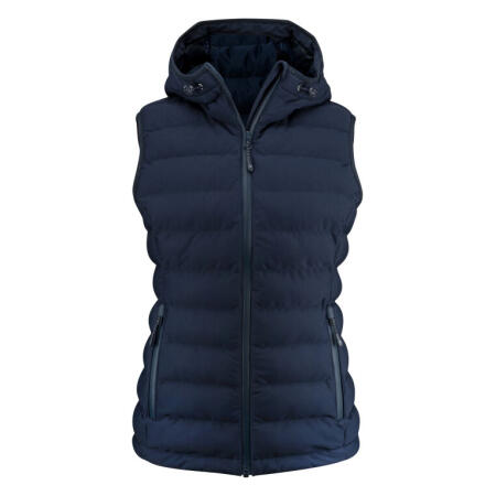 James Harvest HAR2121046 James Harvest Ladies Woodlake Heights Padded Vest Navy