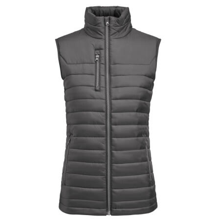 James Harvest HAR2121053 James Harvest Ladies Meadows Vest Steel Grey