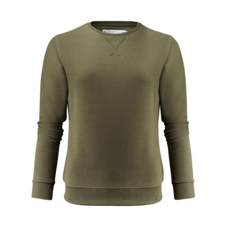 James Harvest HAR2122040 James Harvest Alder Heights Ladies Sweat Moss Green