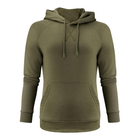 James Harvest HAR2122041 James Harvest Ladies Hardin Heights Hooded Sweatshirt Moss Green