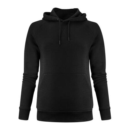 James Harvest HAR2122041 James Harvest Ladies Hardin Heights Hooded Sweatshirt Black