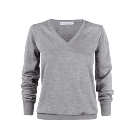 James Harvest HAR2122508 James Harvest Ladies Westmore Jumper Grey Melange