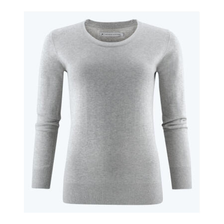 James Harvest HAR2122509 James Harvest Ashland U-Neck Ladies Knit    Grey Melange