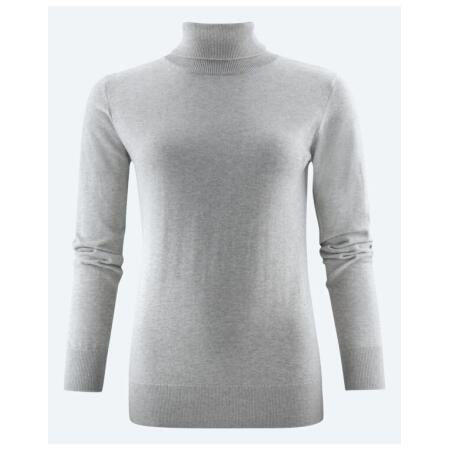 James Harvest HAR2122510 James Harvest Ashland Ladies Turtle Neck Grey Melange