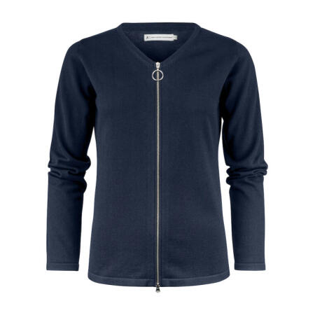James Harvest HAR2122511 James Harvest Ladies Knitted Cardigan Navy