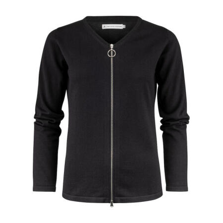 James Harvest HAR2122511 James Harvest Ladies Knitted Cardigan Black