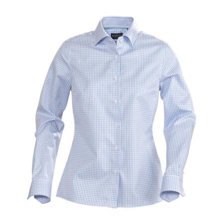 James Harvest HAR2123022 James Harvest Ladies Tribeca Shirt Light Blue