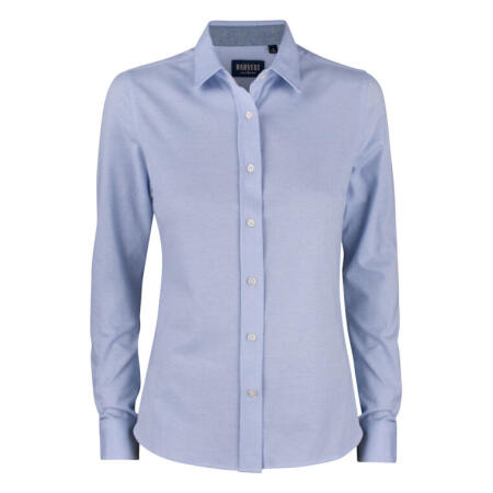 James Harvest HAR2123028 James Harvest Burlingham Ladies Shirt Light Blue