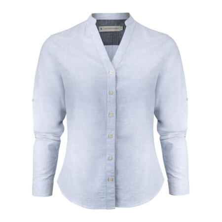 James Harvest HAR2123032 James Harvest Townsend Ladies Shirt Light Blue