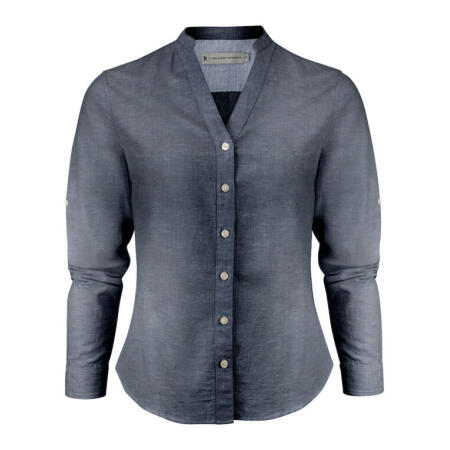 James Harvest HAR2123032 James Harvest Townsend Ladies Shirt Navy