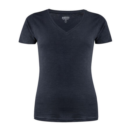 James Harvest HAR2124006 James Harvest Whailford V-Neck Ladies T Navy