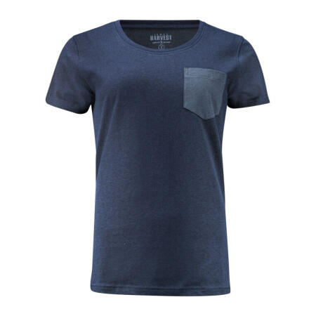James Harvest HAR2124009 James Harvest Ladies Walcott T-Shirt Navy