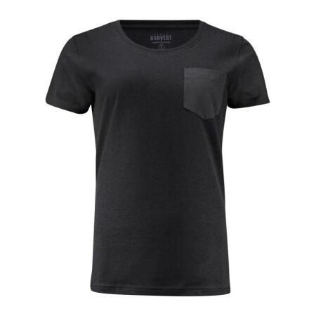 James Harvest HAR2124009 James Harvest Ladies Walcott T-Shirt Black