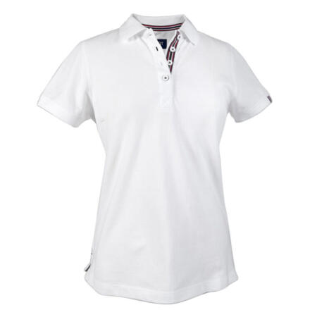 James Harvest HAR2125026 James Harvest Ladies Avon Polo Shirt White