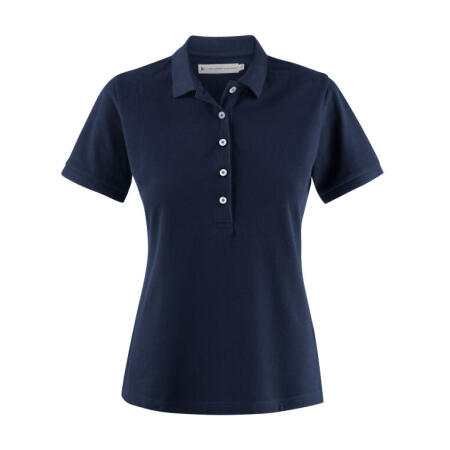 James Harvest HAR2125034 James Harvest Ladies Sunset Pique Polo Navy