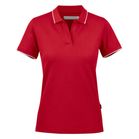 James Harvest HAR2125036 James Harvest Ladies Greenville Polo Red