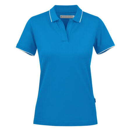 James Harvest HAR2125036 James Harvest Ladies Greenville Polo Bright Blue