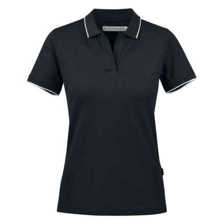James Harvest HAR2125036 James Harvest Ladies Greenville Polo Black