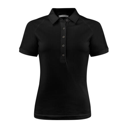 James Harvest HAR2125037 James Harvest Ladies Brookings Polo Black