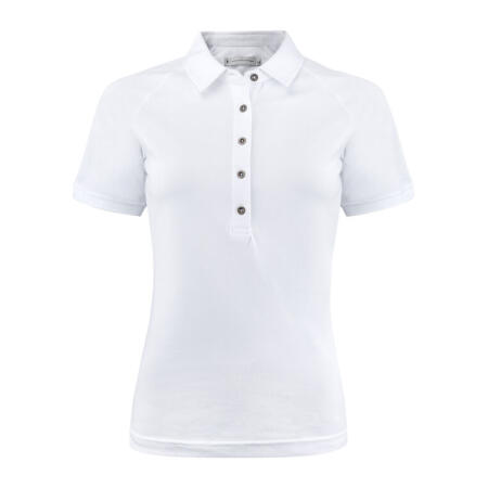 James Harvest HAR2125037 James Harvest Ladies Brookings Polo White