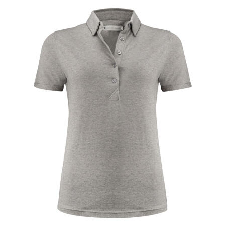 James Harvest HAR2125038 James Harvest Ladies American Supreme Polo Grey Melange
