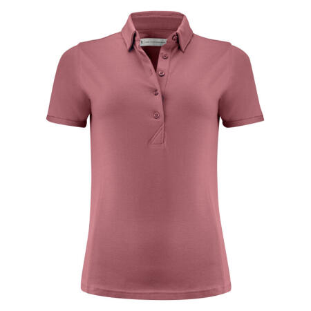 James Harvest HAR2125038 James Harvest Ladies American Supreme Polo Dusty Red