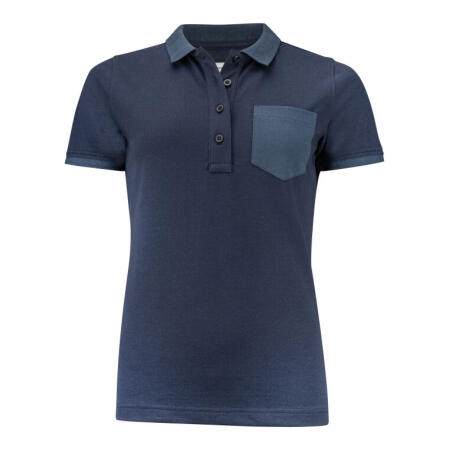 James Harvest HAR2125039 James Harvest Ladies Pinedale Piqué Polo Navy