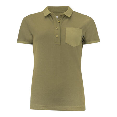 James Harvest HAR2125039 James Harvest Ladies Pinedale Piqué Polo Moss Green