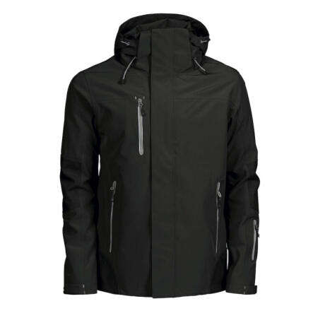 James Harvest HAR2131038 James Harvest Islandblock Shell Jacket Black
