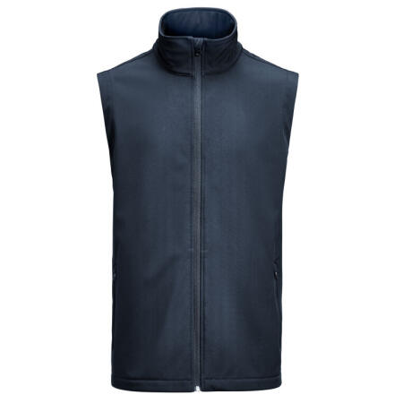 James Harvest HAR2131044 James Harvest Valley Vest Navy