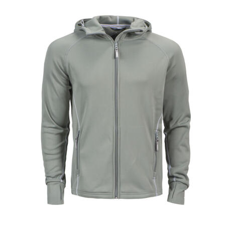 James Harvest HAR2131500 James Harvest Northderry Fleece Jacket Light Grey