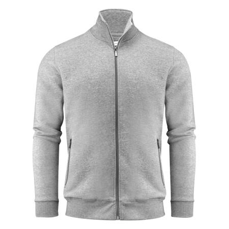 James Harvest HAR2132026 James Harvest Melville Heights Full Zip Sweater Grey Melange