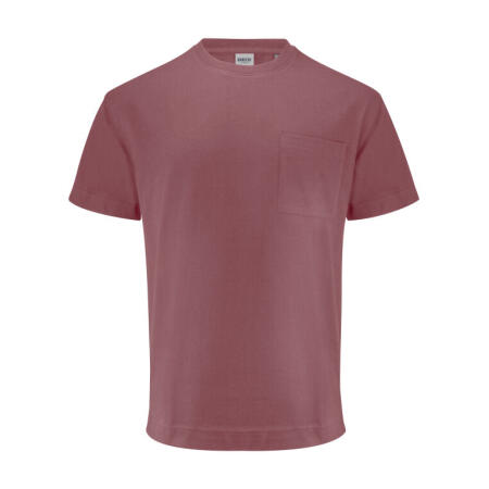 James Harvest HAR2134019 James Harvest Devons Pocket Unisex T-Shirt Dusty Red