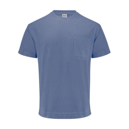 James Harvest HAR2134019 James Harvest Devons Pocket Unisex T-Shirt Summer Blue