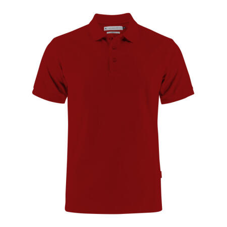 James Harvest HAR2135032 James Harvest Neptune Modern Polo Dark Red